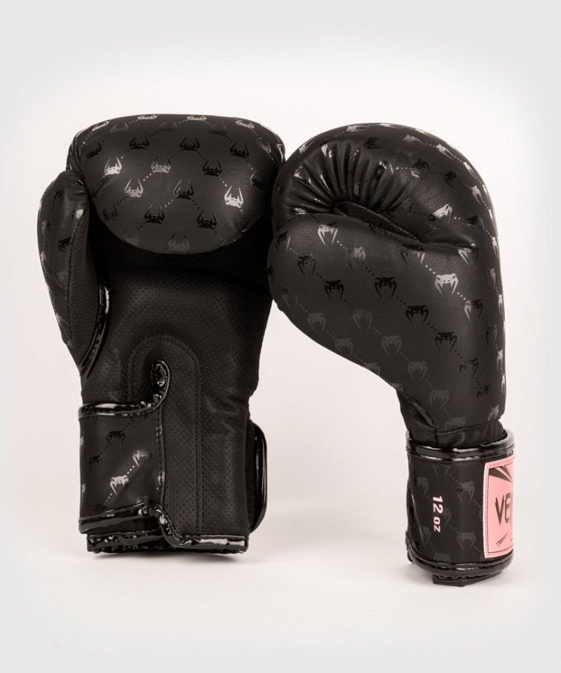 Gants De Boxe Venum Impact Monogram Noir Rose Doré  | RMD-4972421