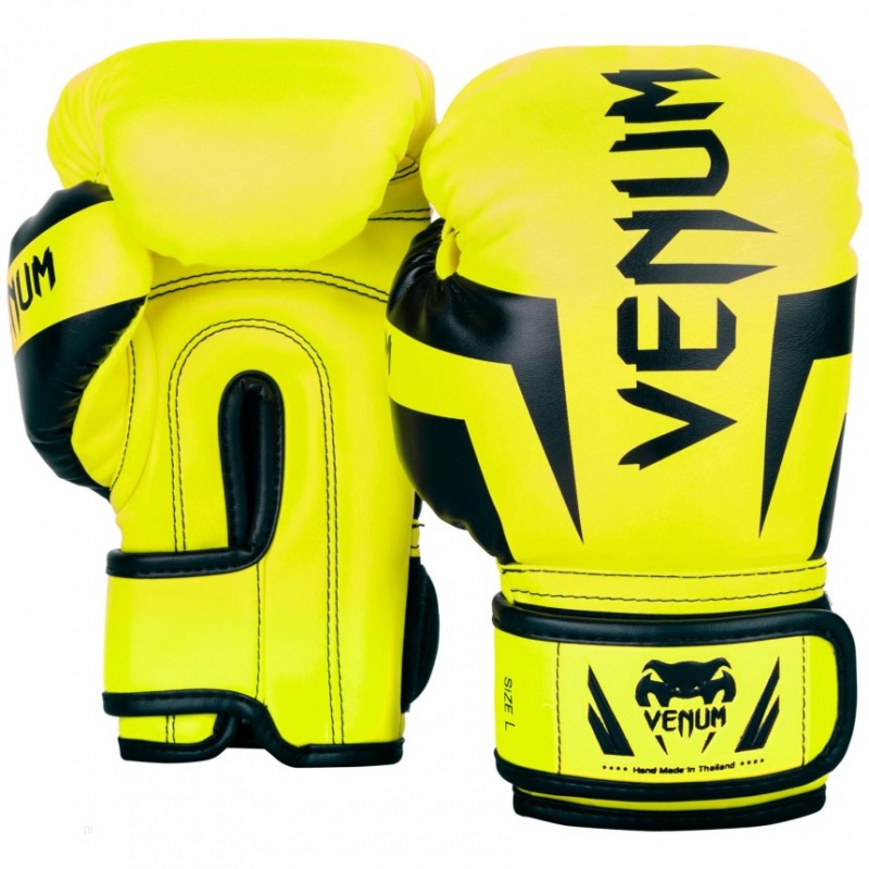 Gants De Boxe Venum Kids Elite Jaune  | CII-6461651