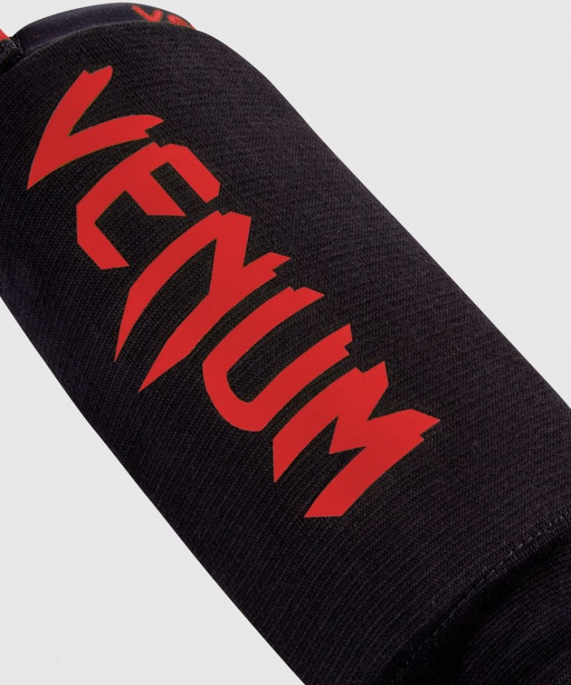 Protège Tibia Venum Kontact Noir Rouge  | KER-9393205