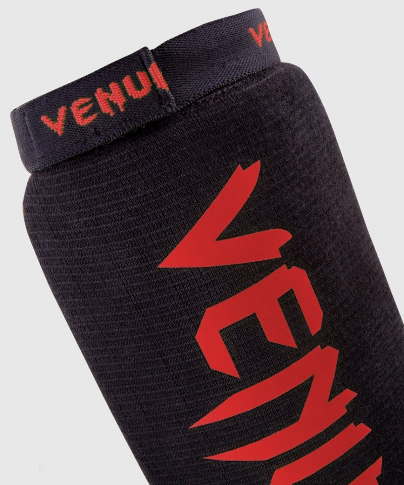 Protège Tibia Venum Kontact Noir Rouge  | KER-9393205