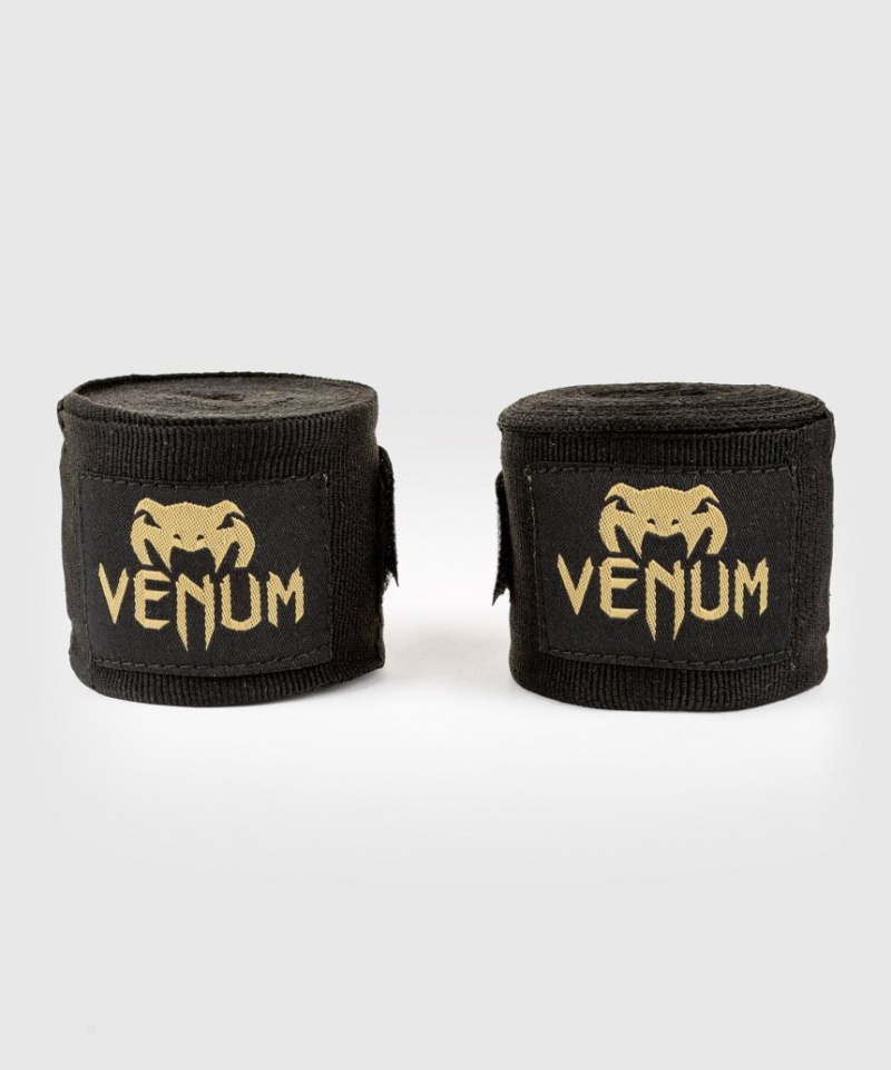 Bandage Boxe Venum Kontact Boxing Handwraps 2.5m Noir Doré  | DQN-2378506