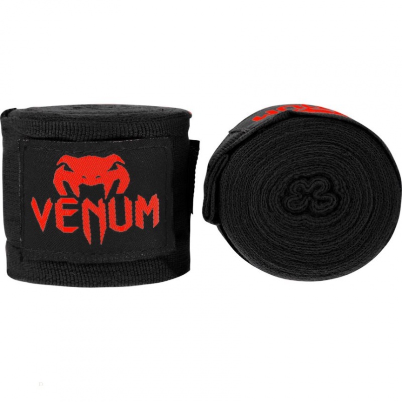 Bandage Boxe Venum Kontact Boxing Handwraps 2.5m Noir Rouge  | WBH-8823346