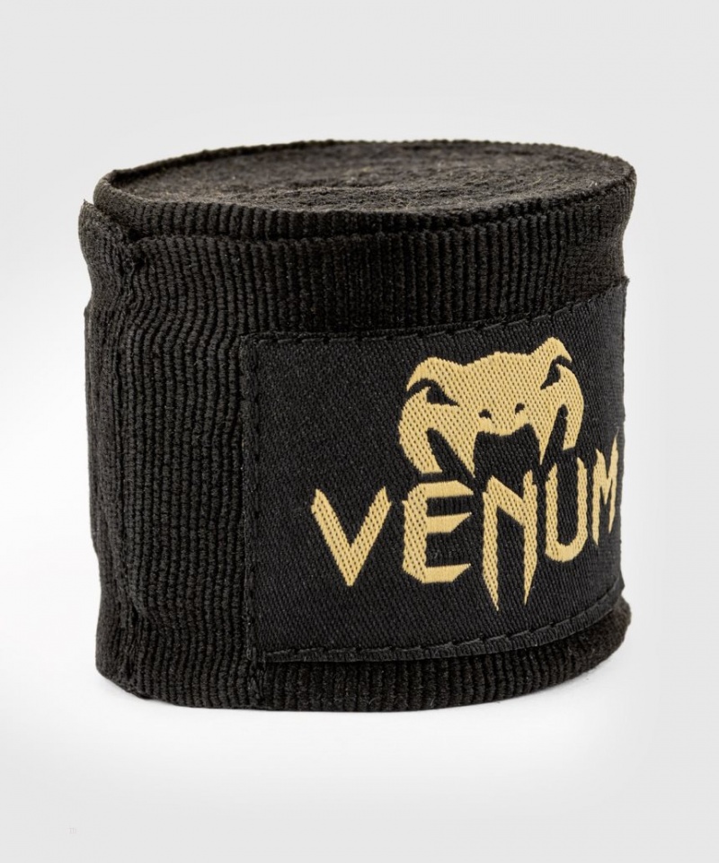 Bandage Boxe Venum Kontact Boxing Handwraps 2.5m Noir Doré  | DQN-2378506