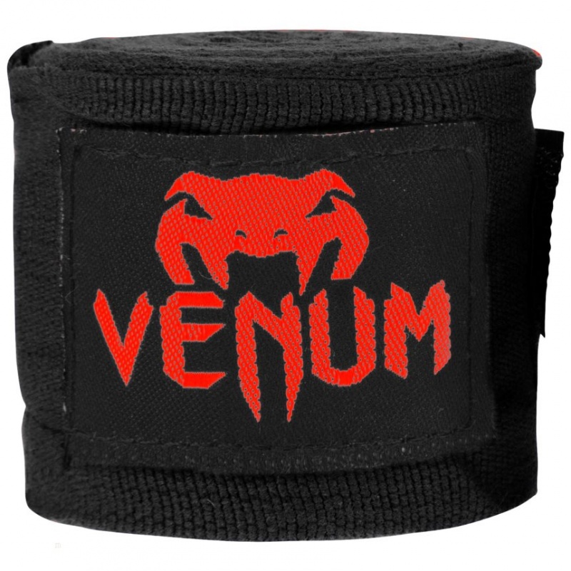 Bandage Boxe Venum Kontact Boxing Handwraps 2.5m Noir Rouge  | WBH-8823346