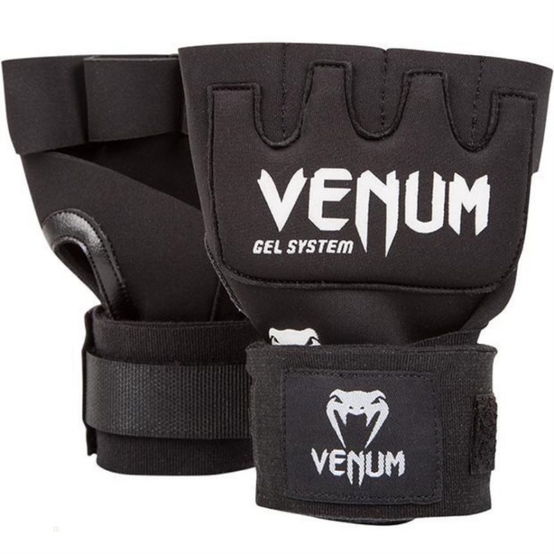 Gants D'entra?nement Venum Kontact Gel Glove Wraps Noir  | RZV-3351216