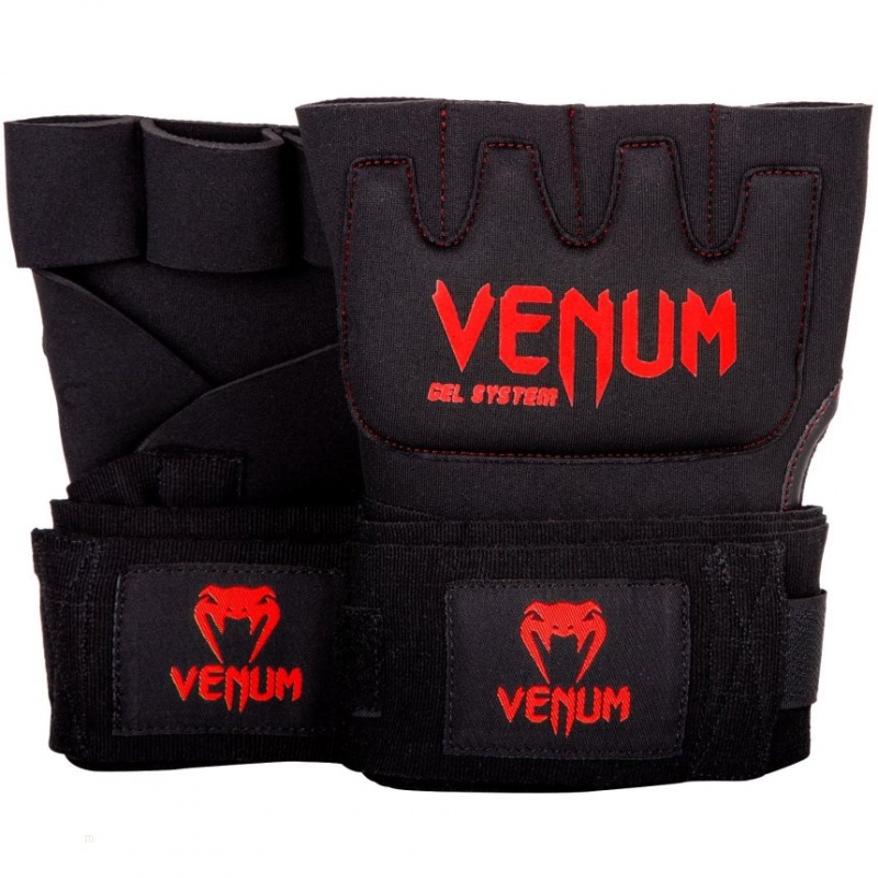 Gants D'entra?nement Venum Kontact Gel Glove Wraps Noir  | NZD-8779837