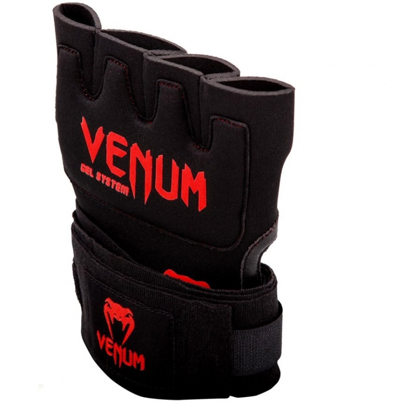 Gants D'entra?nement Venum Kontact Gel Glove Wraps Noir  | NZD-8779837