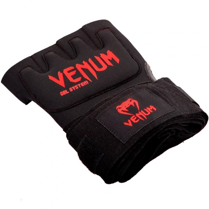 Gants D'entra?nement Venum Kontact Gel Glove Wraps Noir  | NZD-8779837