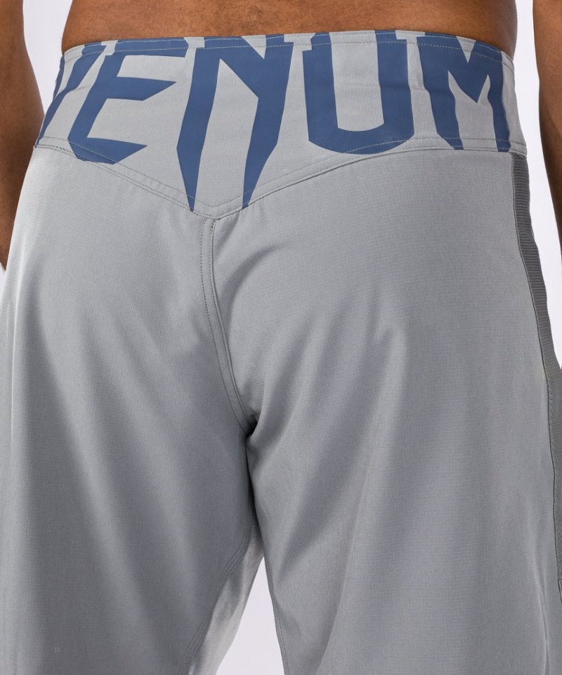 Short Venum Light 5.0 Fight Homme Grise Bleu  | UGB-9702912