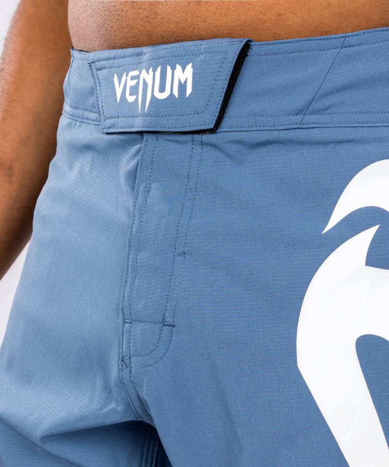 Short Venum Light 5.0 Fight Homme Bleu Blanche  | FEV-7545044