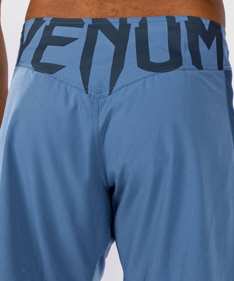 Short Venum Light 5.0 Fight Homme Bleu Blanche  | FEV-7545044