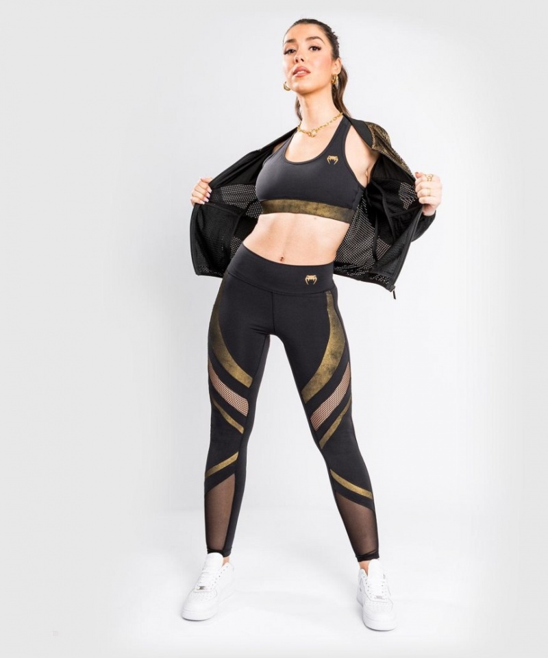 Leggings Venum Lightning 7/8 Femme Noir Doré  | FSK-4180918