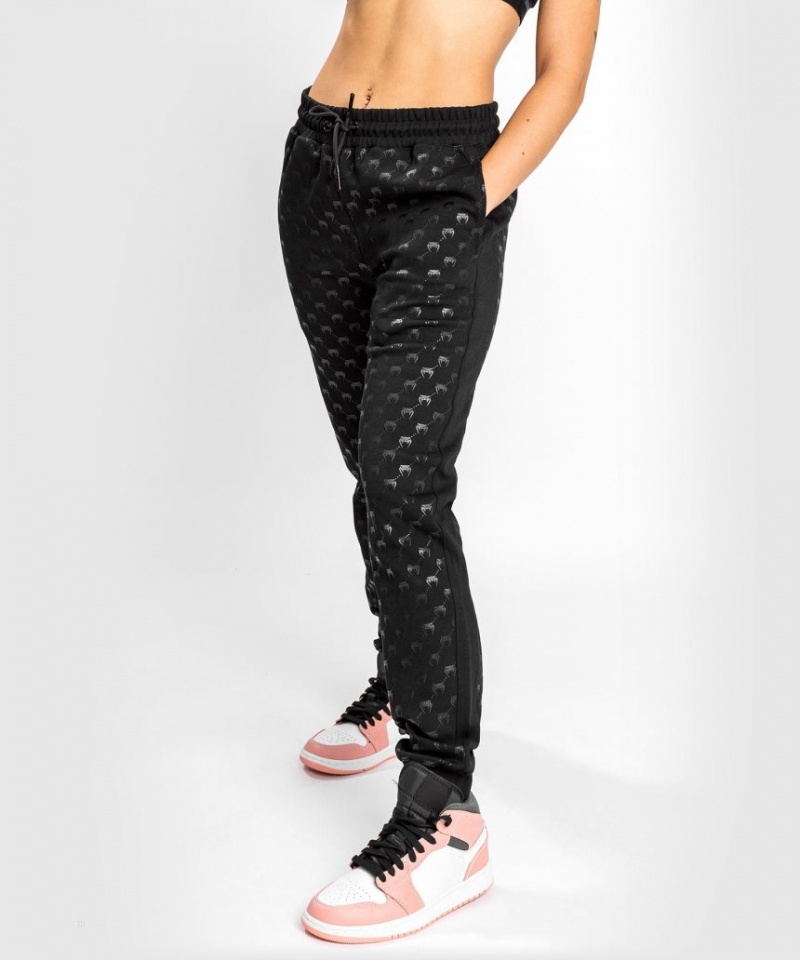 Pantalon Jogger Venum Monogram Femme Noir Rose Doré  | YFG-4860592