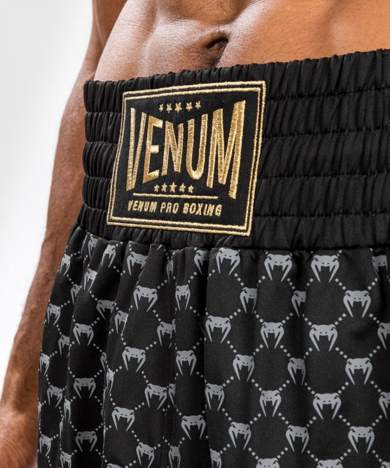 Short Venum Monogram Boxing Homme Noir  | QSJ-7665450