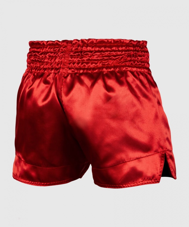 Short Venum Muay Thai Boxing Classiche Homme Bordeaux Doré  | ENH-8435455