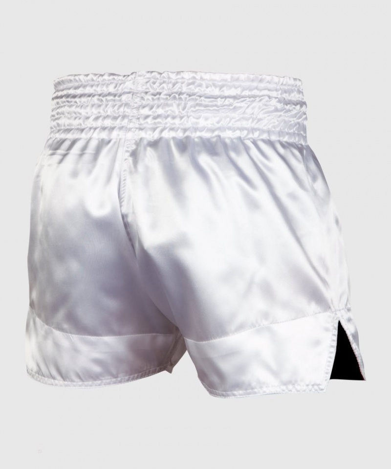 Short Venum Muay Thai Boxing Classiche Homme Blanche Doré  | NFM-7904395