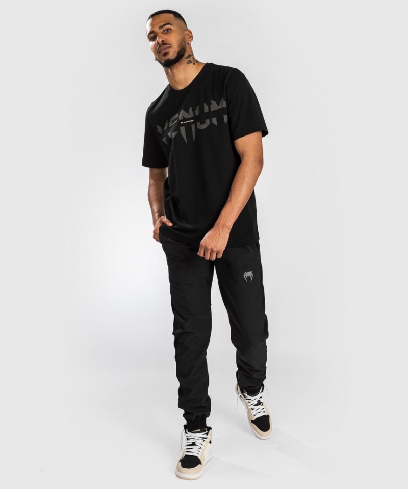 T Shirts Venum On Mission Regular Fit Homme Noir  | YGL-0890062