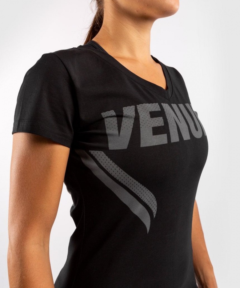 T Shirts Venum ONE FC Impact Femme Noir  | MEM-2201409