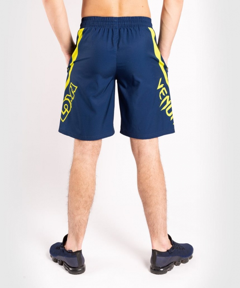 Short Venum Origins Course Loma Edition Homme Bleu Jaune  | CEU-0959723