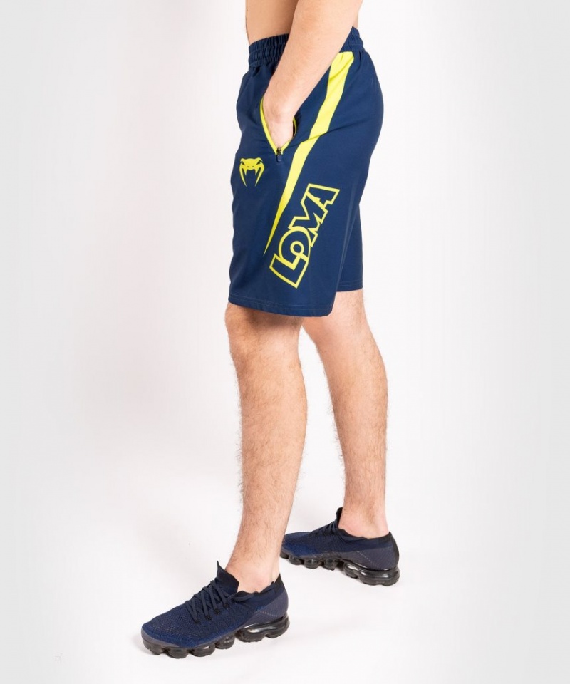 Short Venum Origins Course Loma Edition Homme Bleu Jaune  | CEU-0959723