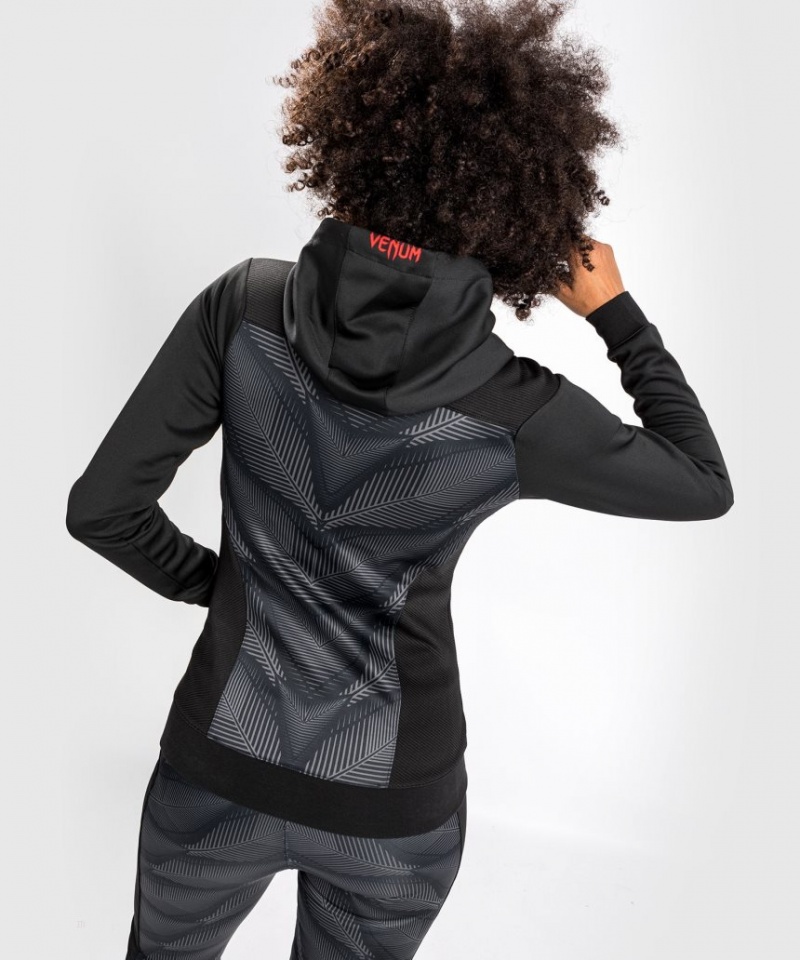 Sweat a Capuche Venum Phantom Femme Noir Rouge  | HEQ-7534558