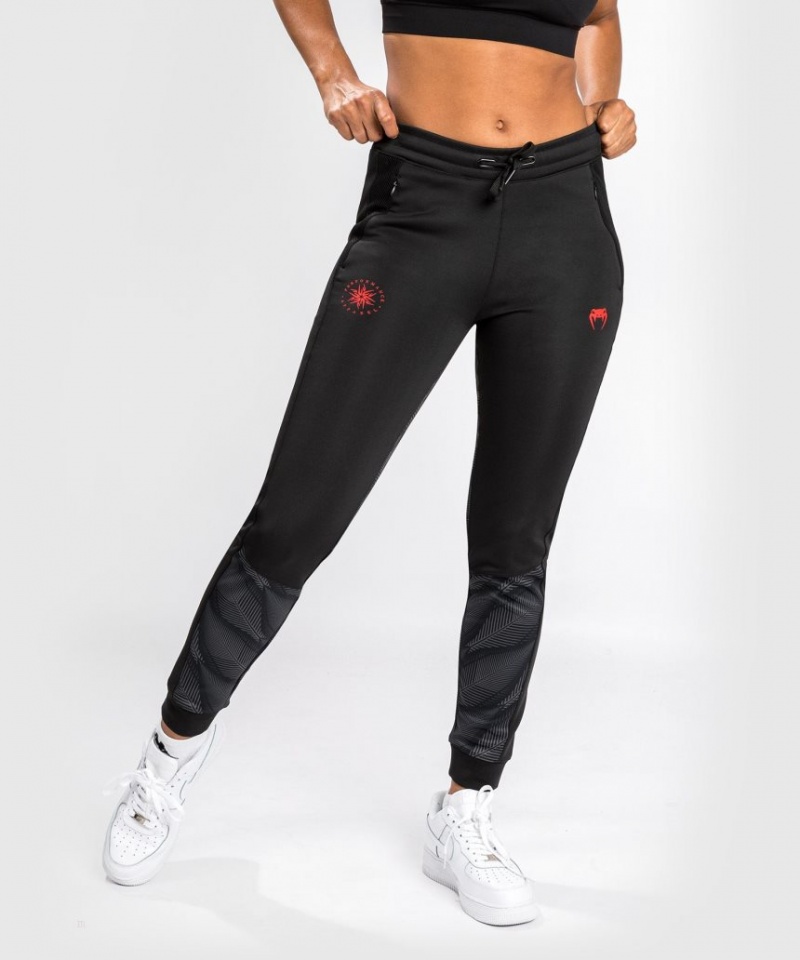 Pantalon Jogger Venum Phantom Femme Noir Rouge  | ILK-2831890