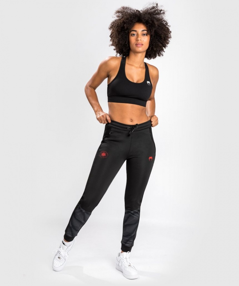 Pantalon Jogger Venum Phantom Femme Noir Rouge  | ILK-2831890