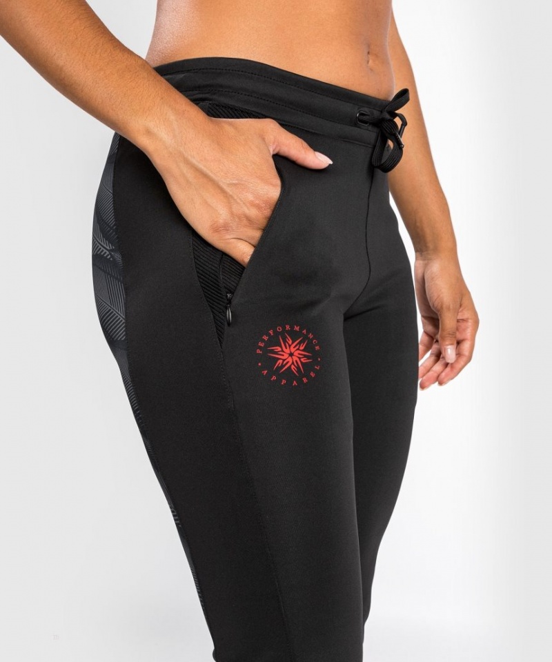 Pantalon Jogger Venum Phantom Femme Noir Rouge  | ILK-2831890