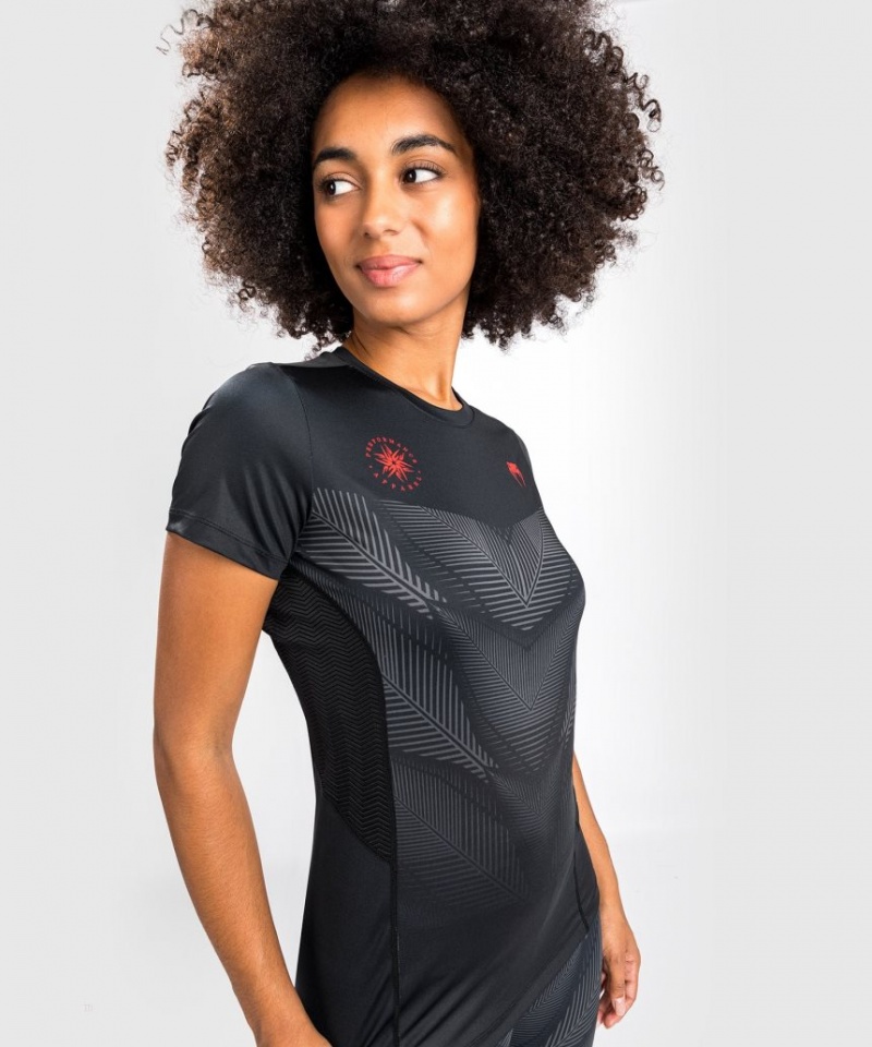 T Shirts Venum Phantom Dry Tech Femme Noir Rouge  | SCF-8979978