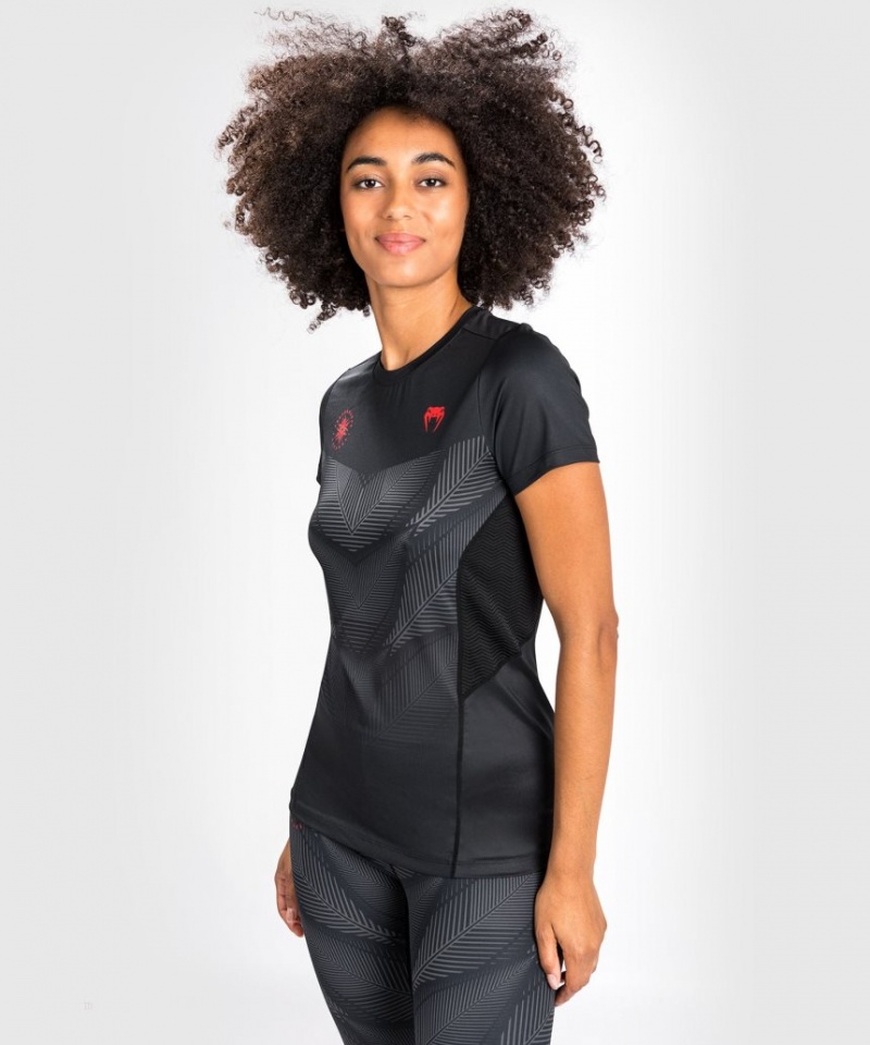 T Shirts Venum Phantom Dry Tech Femme Noir Rouge  | SCF-8979978