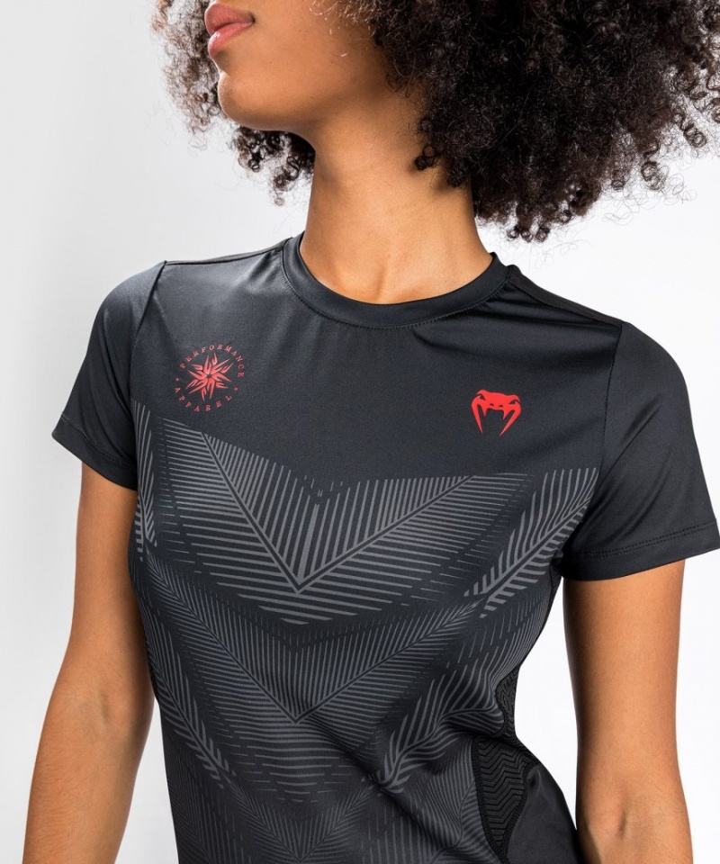 T Shirts Venum Phantom Dry Tech Femme Noir Rouge  | SCF-8979978