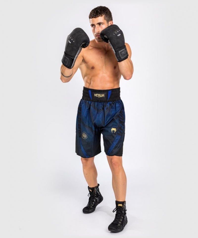 Short Venum Phantom Loma Boxing Homme Noir Bleu  | SSC-8313167