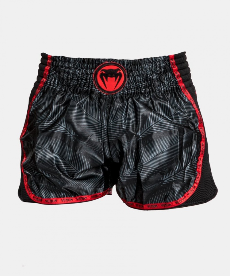 Short Venum Phantom Muay Thai Boxing Homme Noir Rouge  | CNJ-8836212