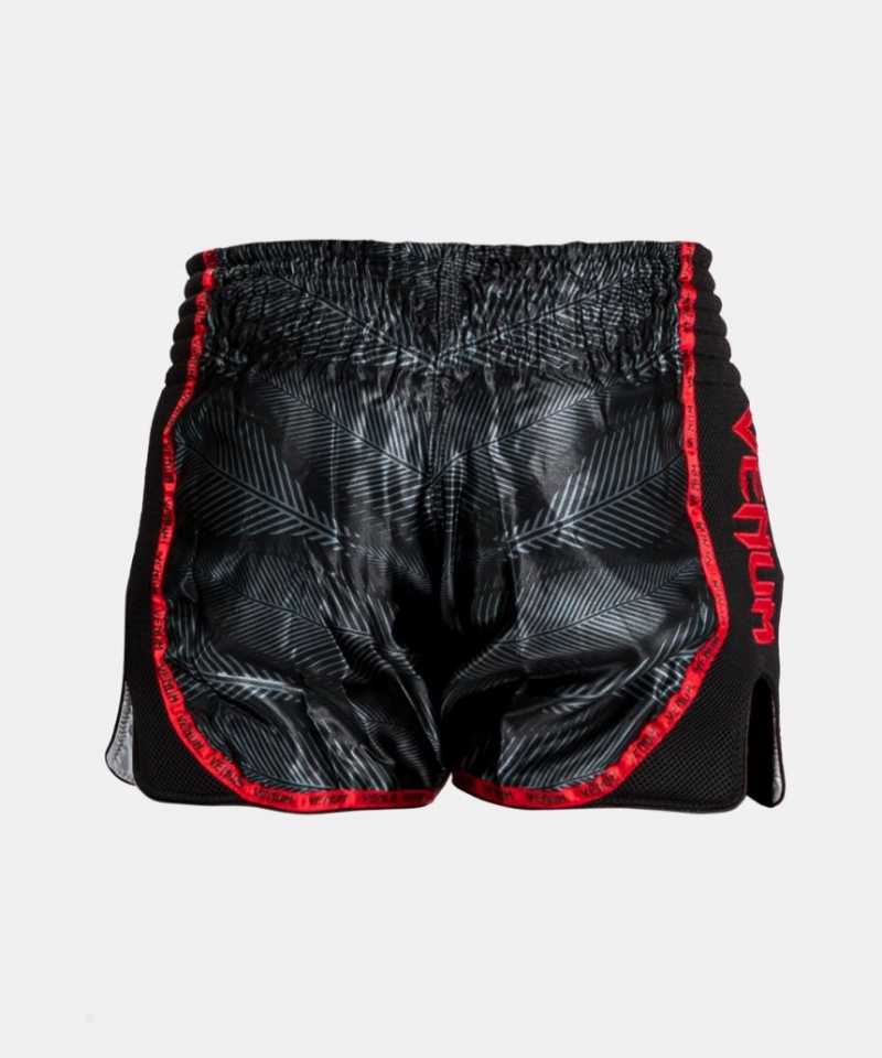 Short Venum Phantom Muay Thai Boxing Femme Noir Rouge  | CIY-9135486