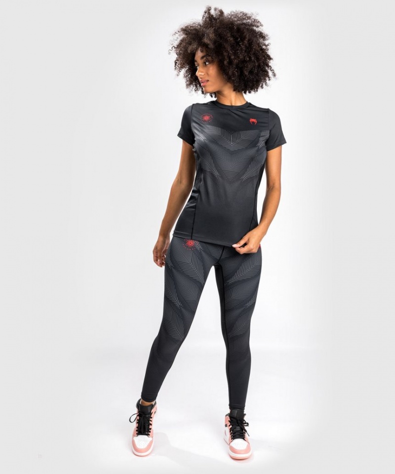 T Shirts Venum Phantom Dry Tech Femme Noir Rouge  | SCF-8979978