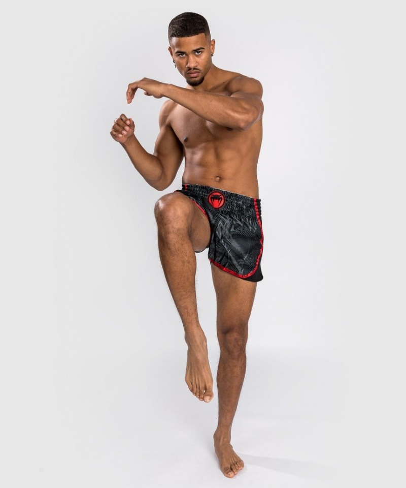 Short Venum Phantom Muay Thai Boxing Homme Noir Rouge  | CNJ-8836212