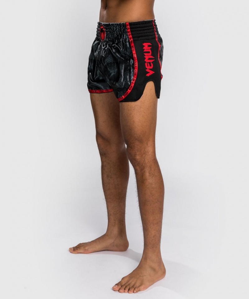 Short Venum Phantom Muay Thai Boxing Homme Noir Rouge  | CNJ-8836212