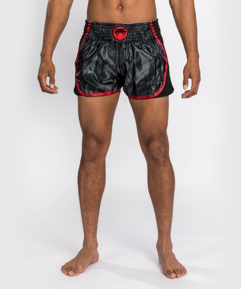 Short Venum Phantom Muay Thai Boxing Homme Noir Rouge  | CNJ-8836212