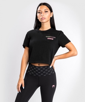 T Shirts Venum Pink Pocket Femme Noir Rose Doré  | XVB-9808517