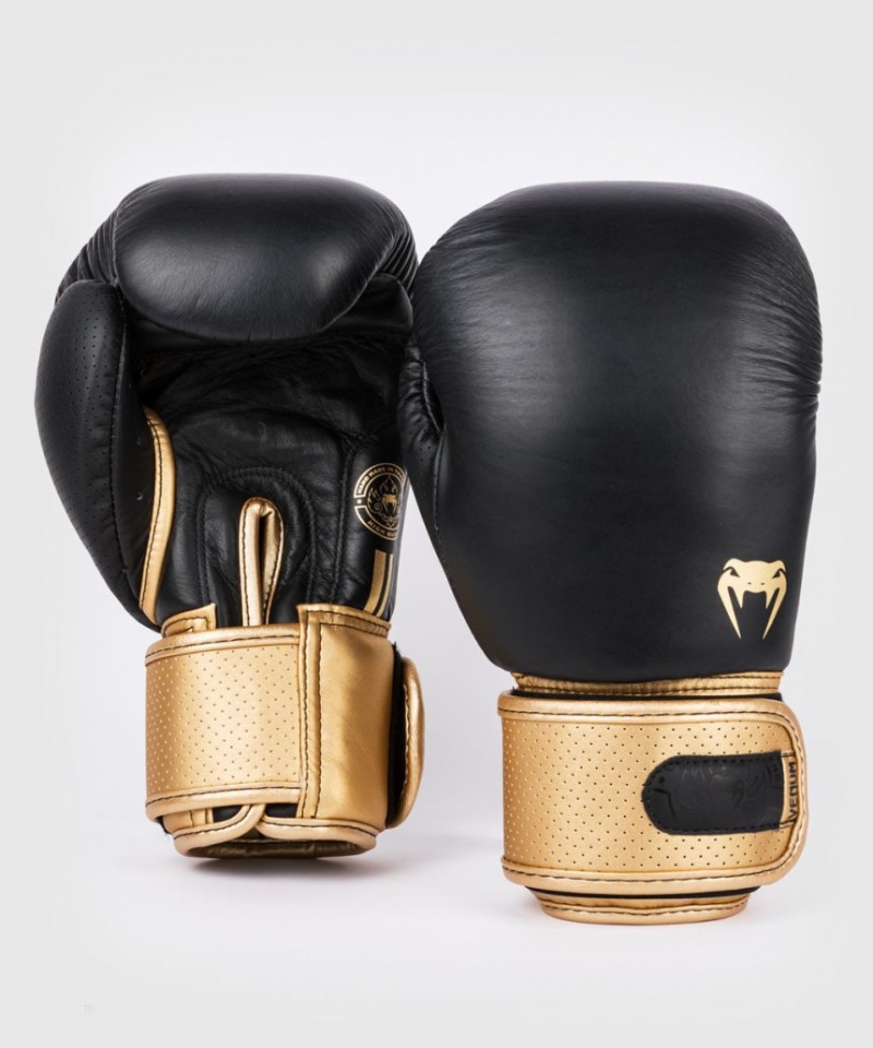 Gants De Boxe Venum Power 2.0 Noir Doré  | VBT-4804242