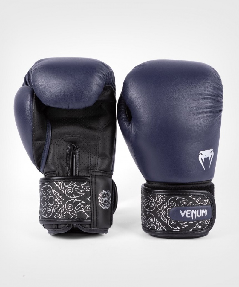 Gants De Boxe Venum Power 2.0 Bleu Marine Bleu Noir  | CCB-1768108