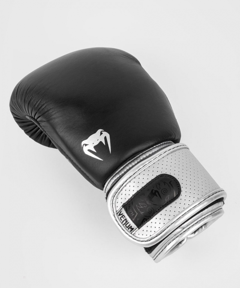 Gants De Boxe Venum Power 2.0 Noir Argent  | ITG-3144238