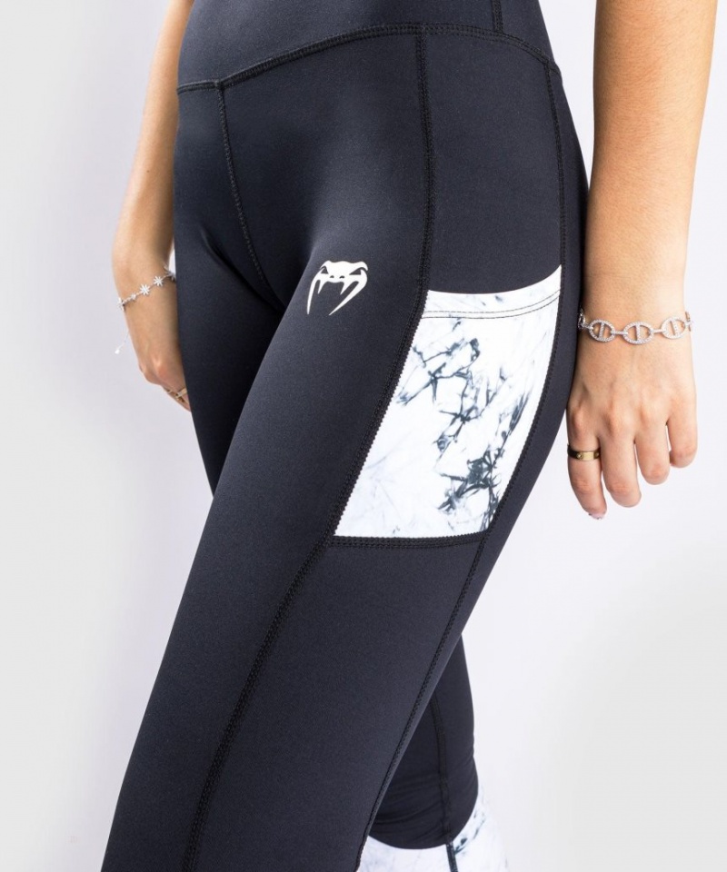 Leggings Venum Power Evo 7/8 Femme Noir Blanche  | KSO-9801895