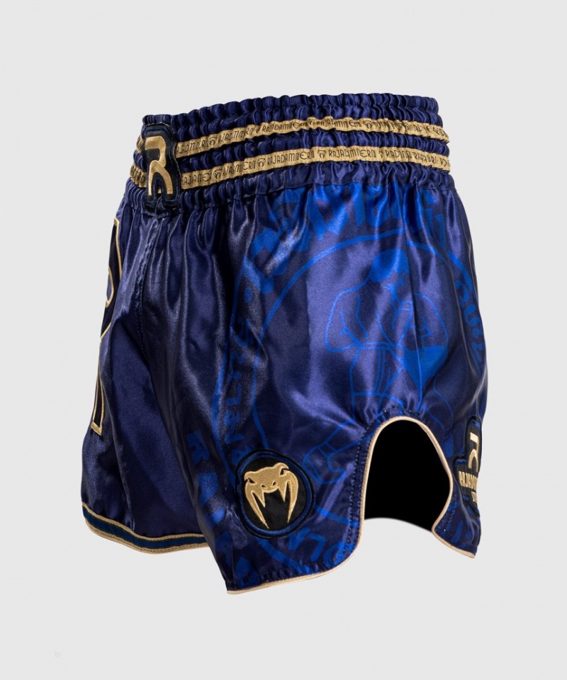 Short Venum RAJADAMNERN x Venum Muay Thai Boxing Femme Bleu Marine Bleu  | YWP-0119633