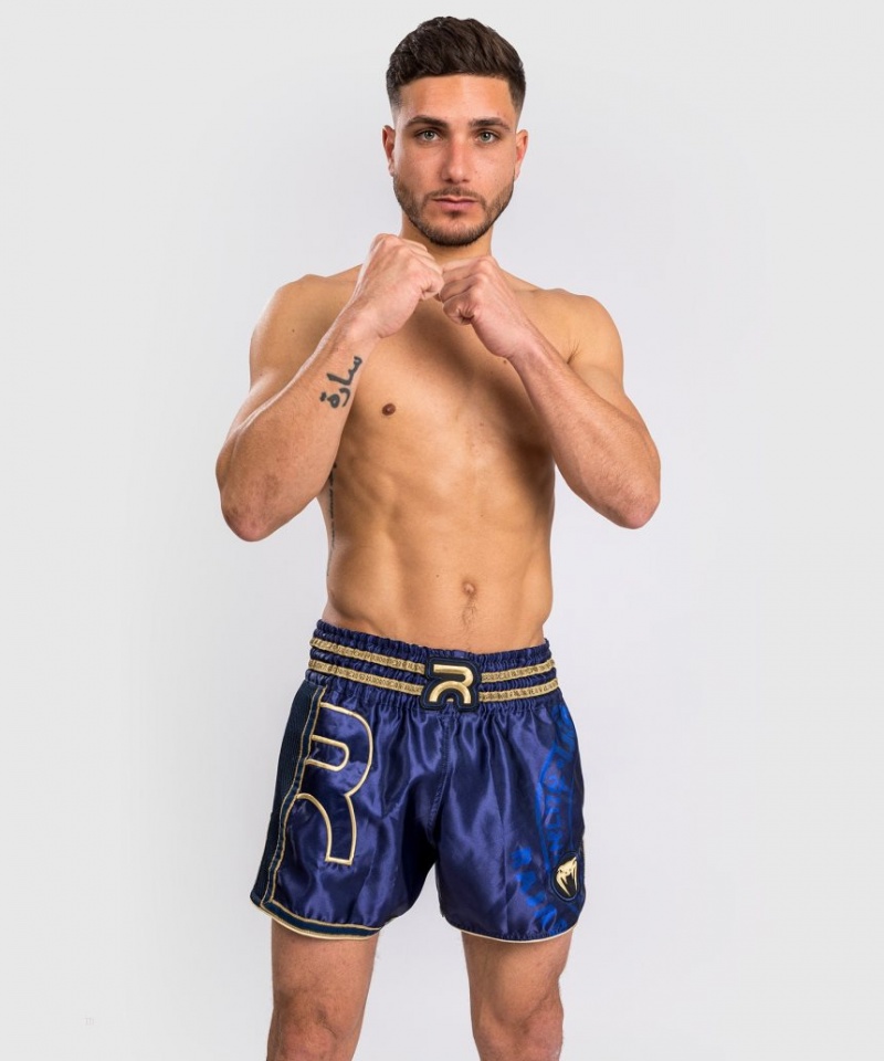 Short Venum RAJADAMNERN x Venum Muay Thai Boxing Homme Bleu Marine Bleu  | KTW-5691650