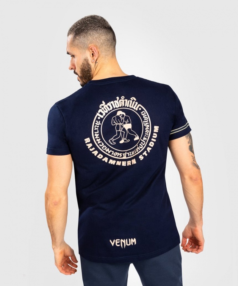 T Shirts Venum RAJADAMNERN x Venum Homme Bleu Marine Bleu  | OMW-2405075