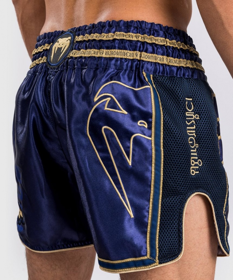 Short Venum RAJADAMNERN x Venum Muay Thai Boxing Femme Bleu Marine Bleu  | YWP-0119633