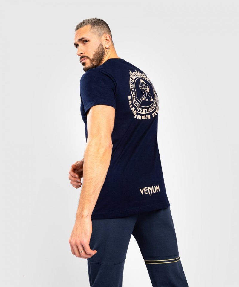 T Shirts Venum RAJADAMNERN x Venum Homme Bleu Marine Bleu  | OMW-2405075