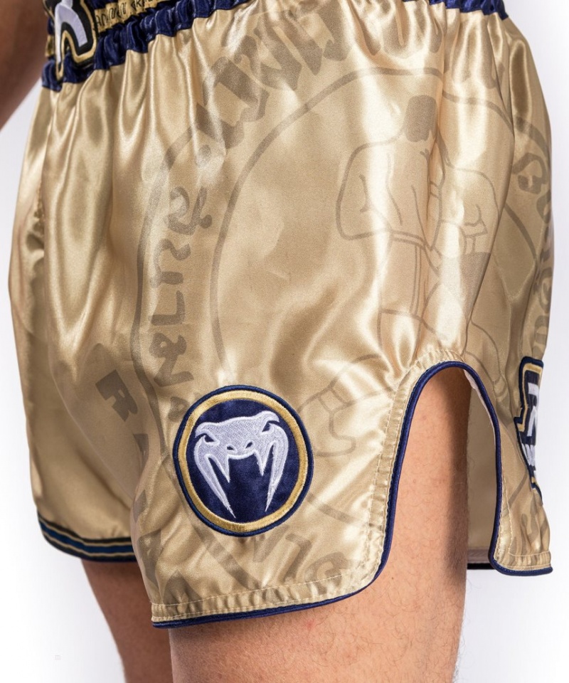 Short Venum RAJADAMNERN x Venum Muay Thai Boxing Homme Marron  | OLI-3676661