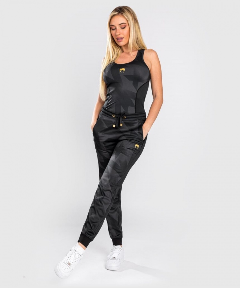 Pantalon Jogger Venum Razor Femme Noir Doré  | MTS-3020910